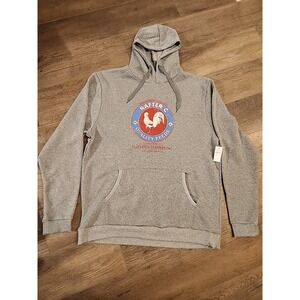 Men's XXL Rafter C Gray Graphic Hoodie Rafter C Quality Feeds Rooster 🤠